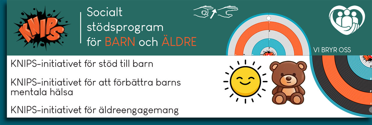 Brädspelet KNIPS Socialt stödprogram för barn och äldre